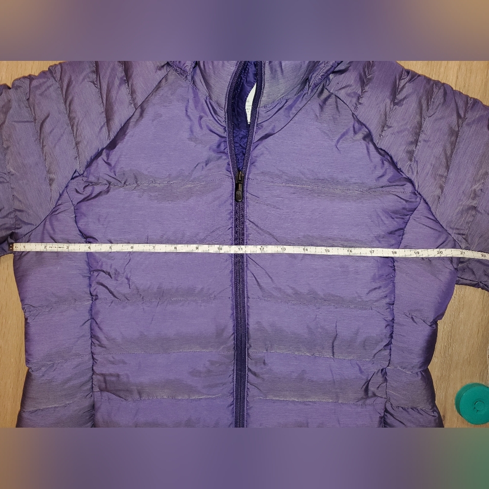 Burton Purple Puffer Jacket High Collar Cropped - Picture 7 of 9